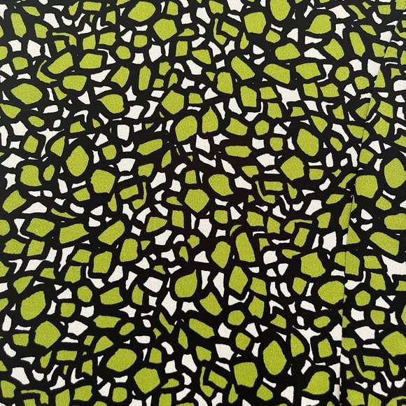 Julian Taylor navy blue green white knit tank dress size 12 - Picture 2 of 4